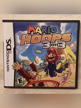 Mario Hoops 3 on 3 Nintendo DS Game CIB
